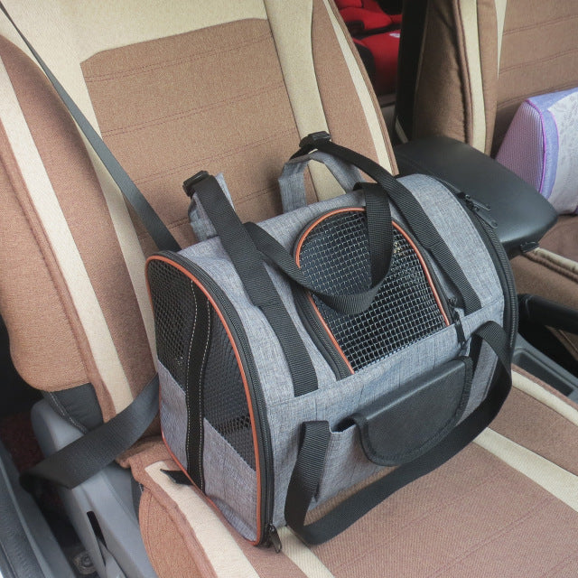 Pet Travel Carrier Bag (Multi-functional) Folding Pet Car Seat Basket