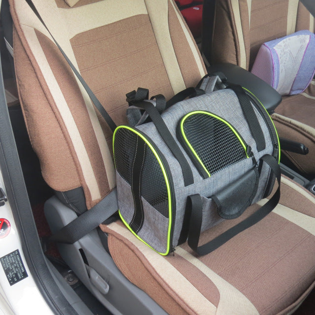 Pet Travel Carrier Bag (Multi-functional) Folding Pet Car Seat Basket