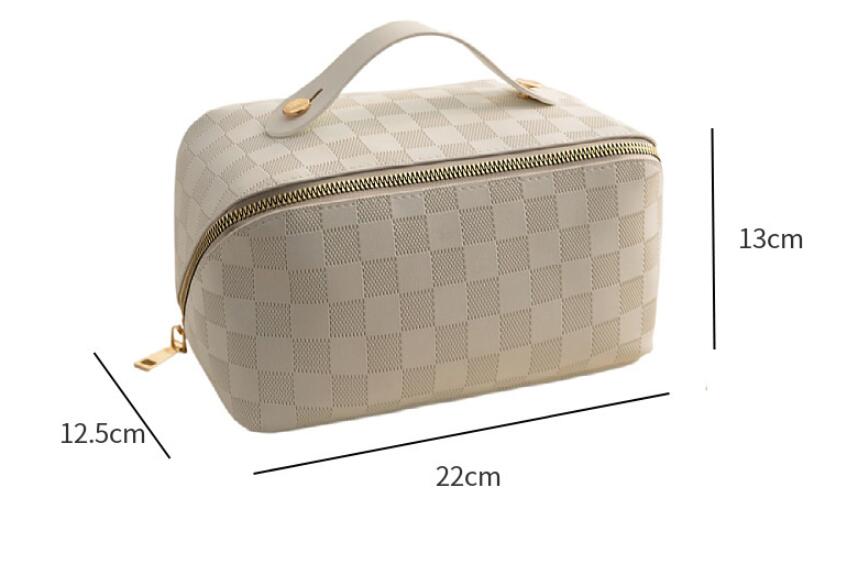 Stylish, Fabric Cosmetic Bag Women's Large Capacity Portable