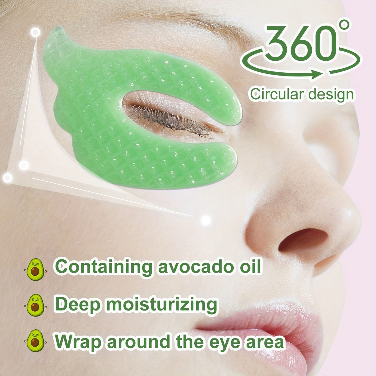 Hypoallergenic Collagen Eye Masks for Moisture & Firmness - Ideal for Travel!