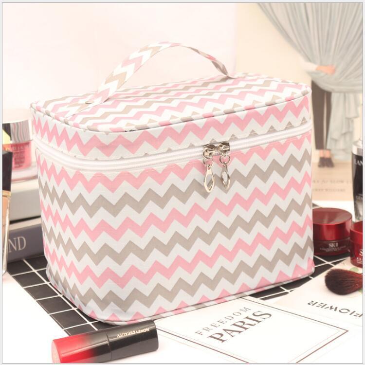 Design-Patterned Waterproof Cosmetic Bag