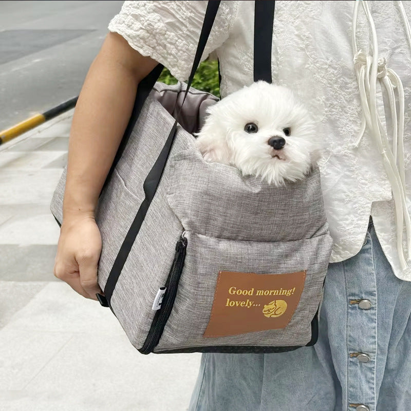 Soft Cushioned Folding Pet Travel Bag